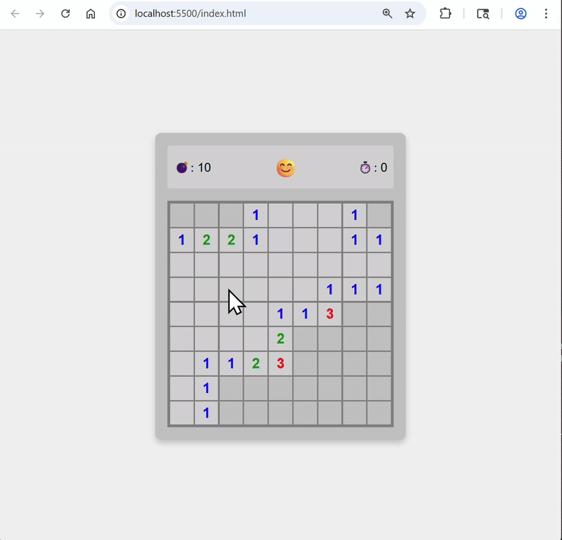 create minesweeper gif