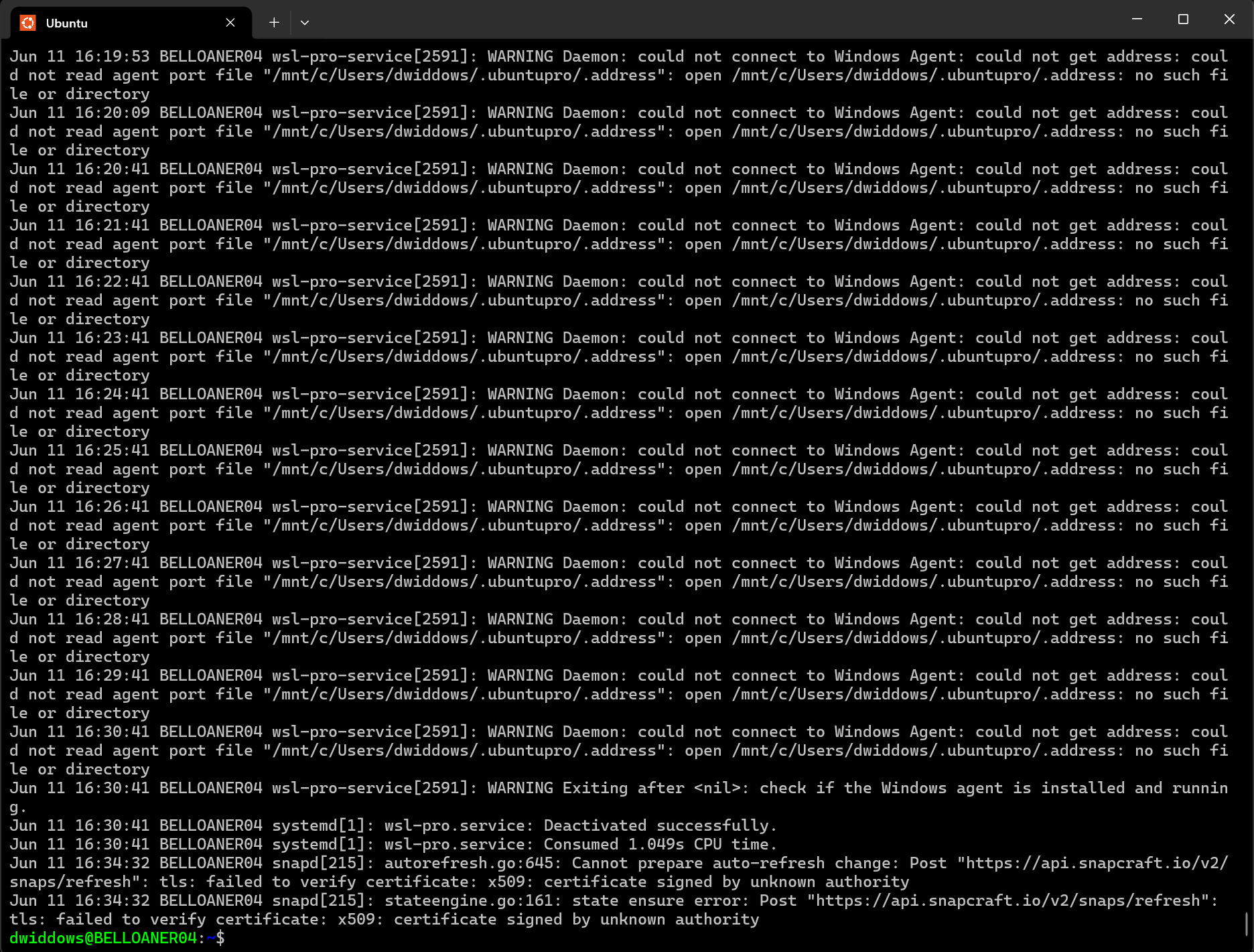 journalctl output without LogsLop