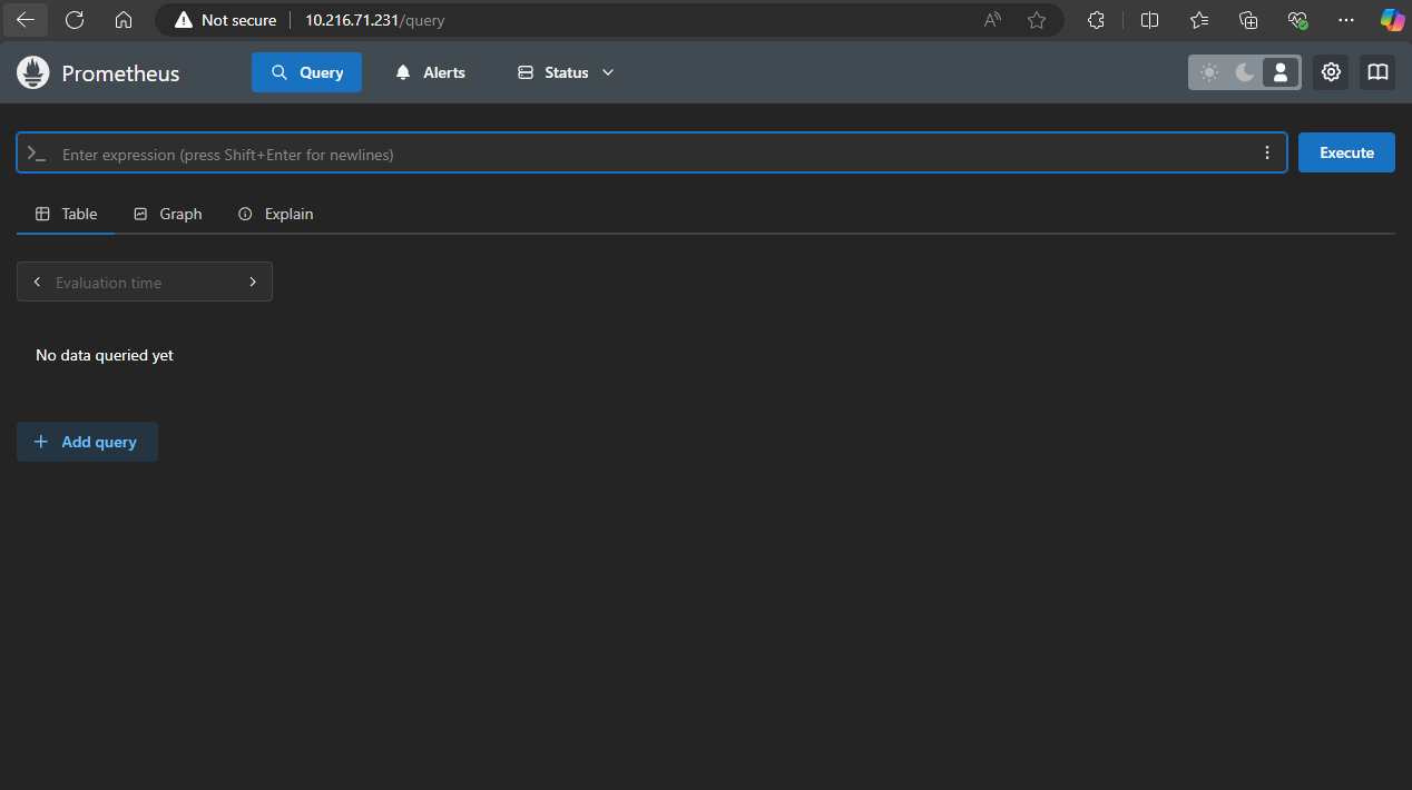 prometheus dashboard