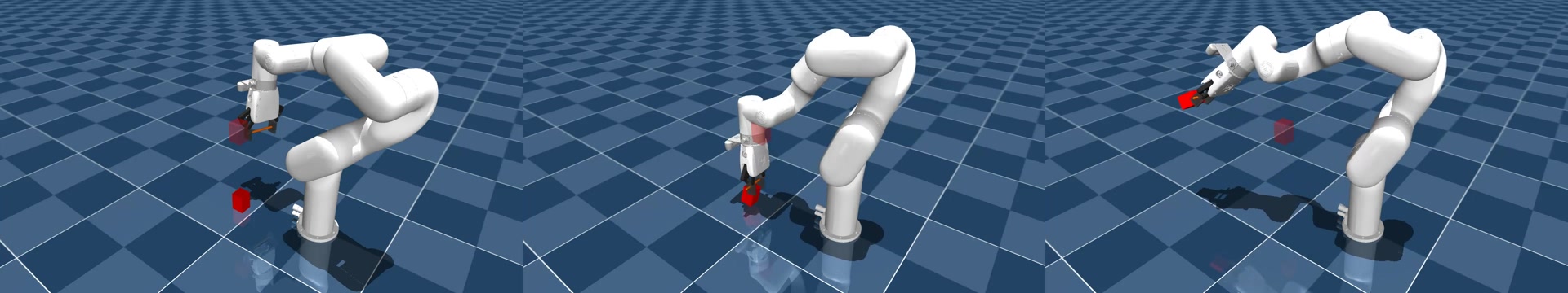 Simulated XArm-6 training environment