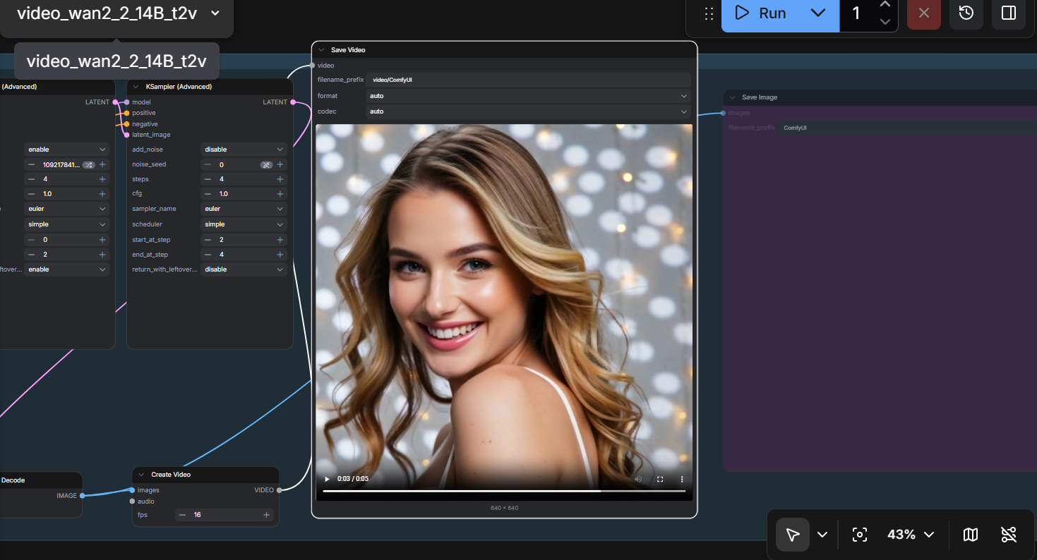 WAN 2.2 Generation Demo